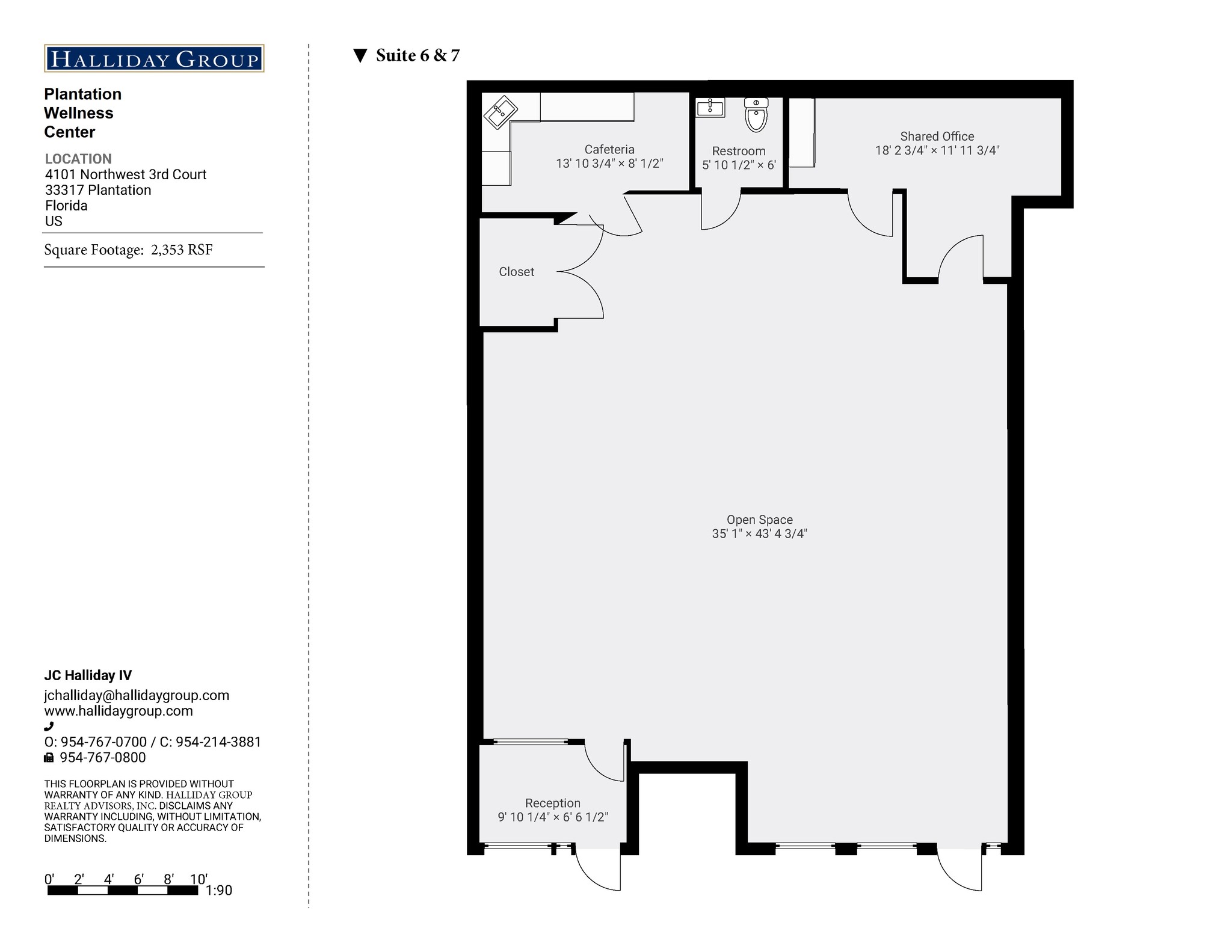 4101 NW 3rd Ct, Plantation, FL for lease Floor Plan- Image 1 of 1