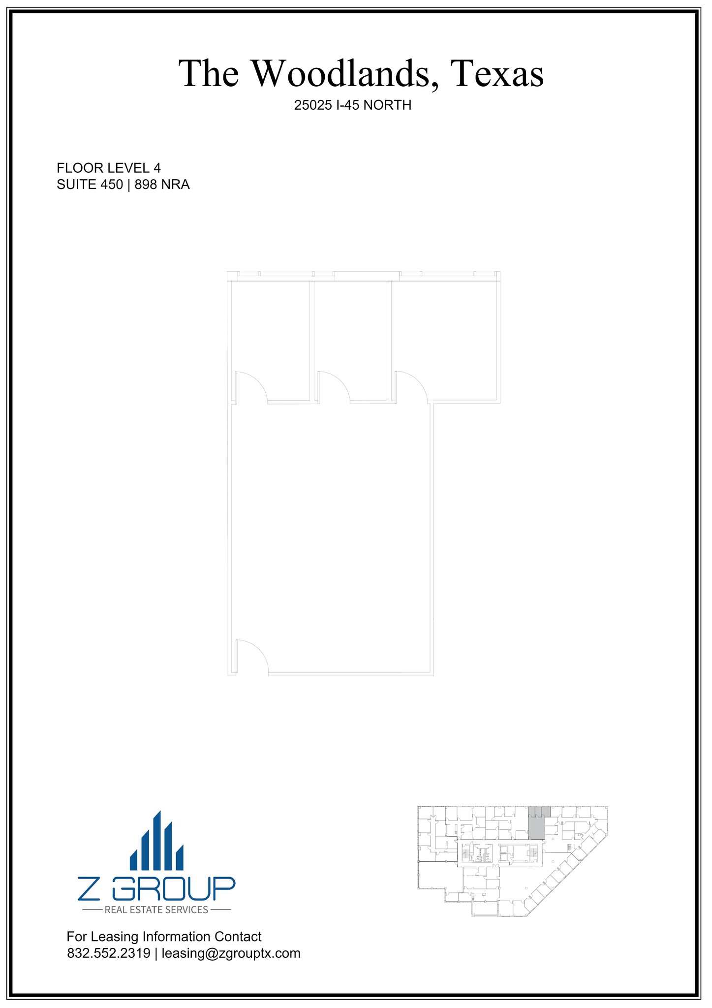 25025 N I-45 Fwy, The Woodlands, TX for lease Site Plan- Image 1 of 1