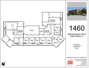 1460 Renaissance Dr, Park Ridge, IL for lease Floor Plan- Image 1 of 1