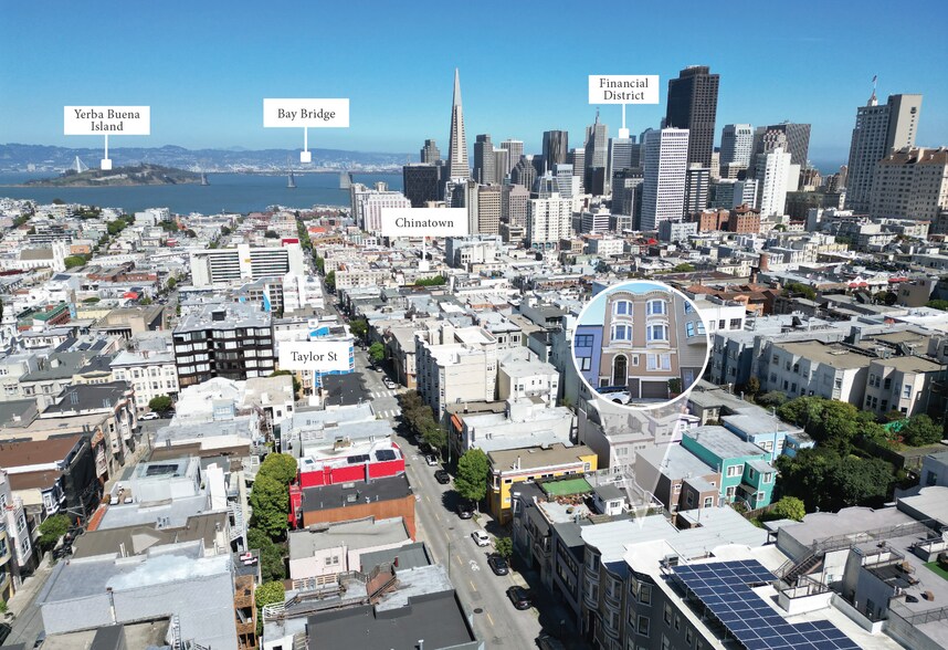 1175-1181 Pacific ave, San Francisco, CA à vendre - Photo du bâtiment - Image 2 de 5
