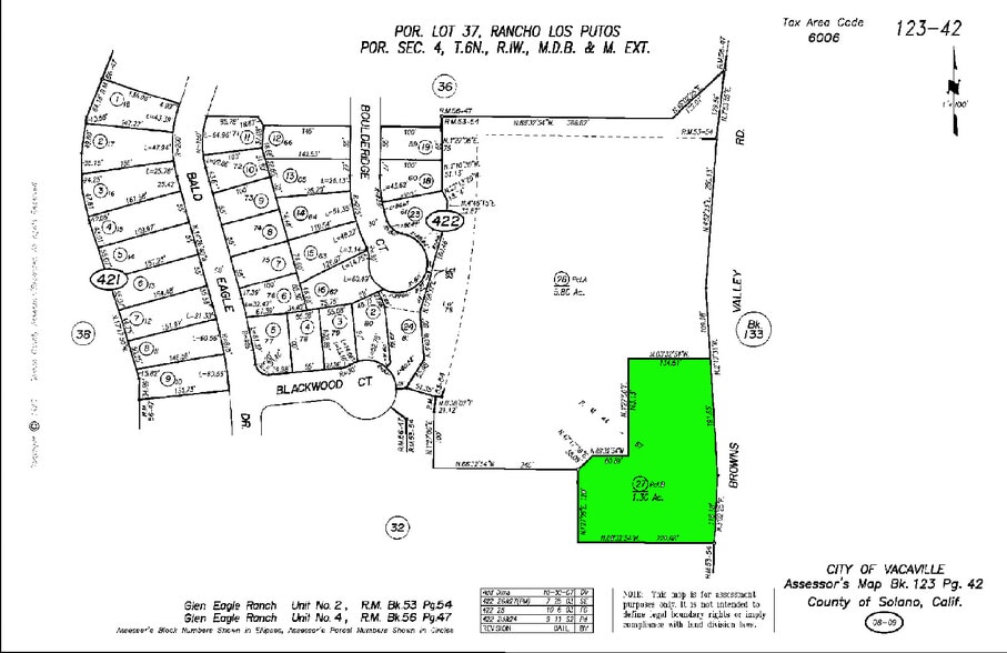 ______, Vacaville, CA for sale - Plat Map - Image 2 of 3