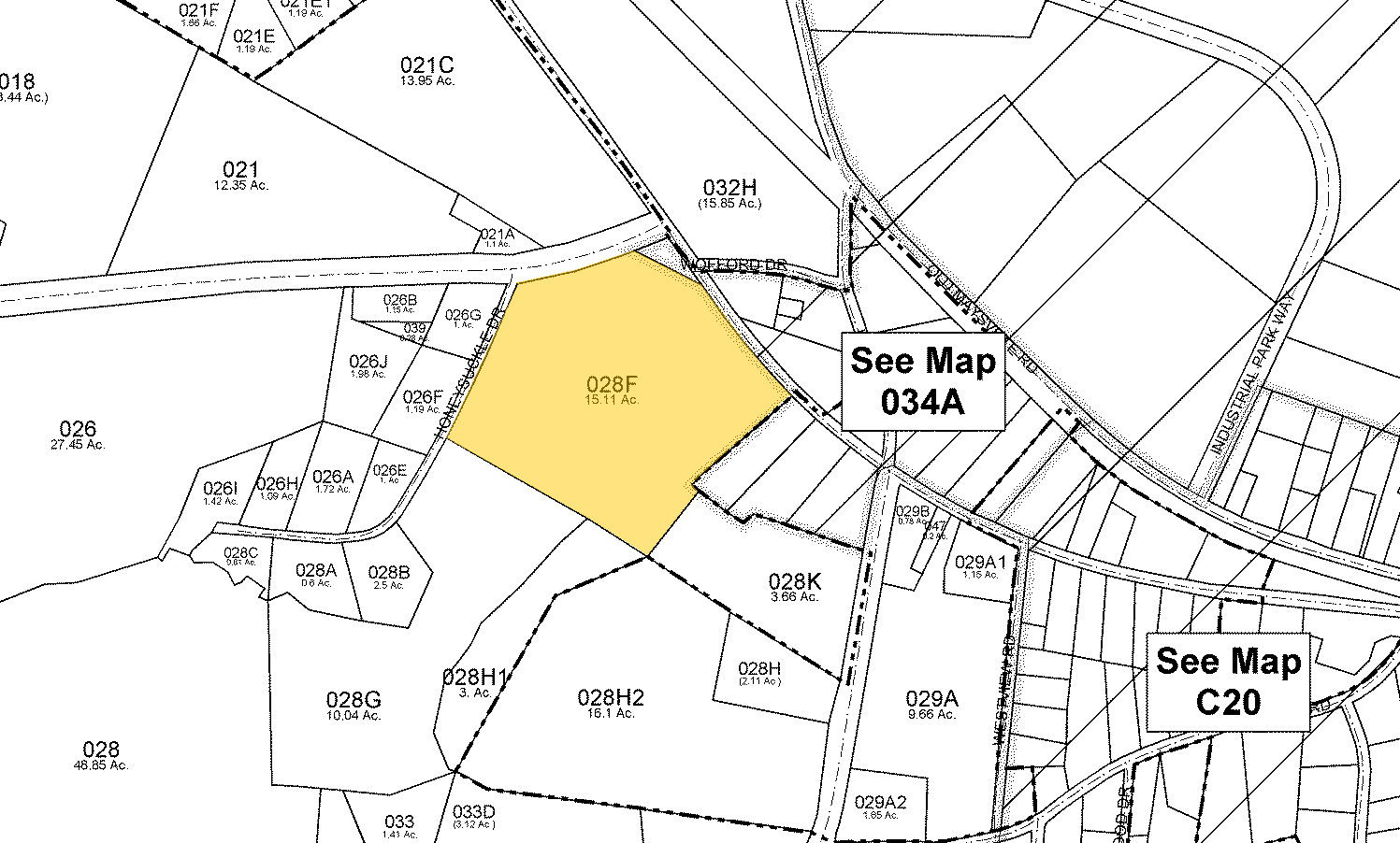 000 Woods Bridge Rd, Commerce, GA à vendre Plan cadastral- Image 1 de 1