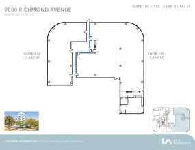 9800 Richmond Ave, Houston, TX for lease Floor Plan- Image 2 of 2