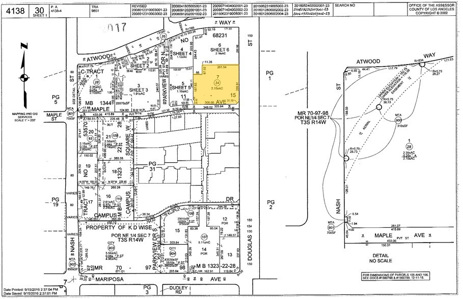 855 Douglas St, El Segundo, CA à louer - Plan cadastral - Image 3 de 36