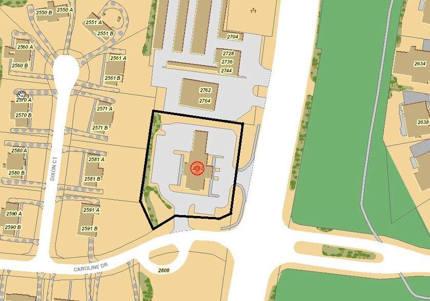 2782 S Church St, Murfreesboro, TN à louer - Plan cadastral - Image 2 de 5