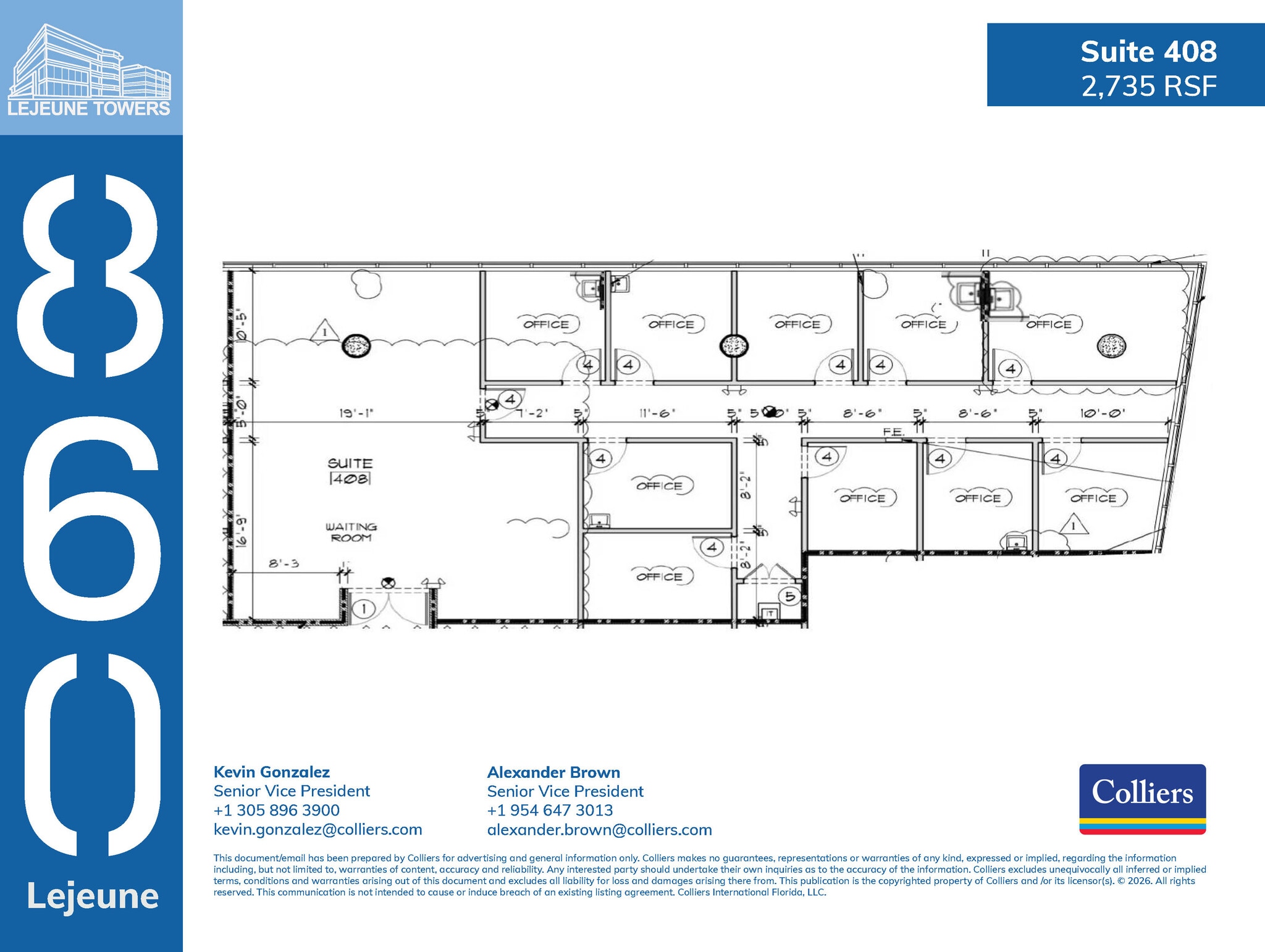 850 NW 42nd Ave, Miami, FL à louer Plan d’étage- Image 1 de 6