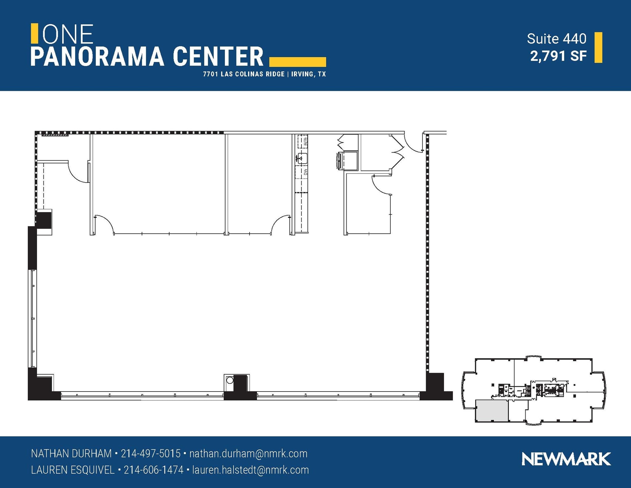 7701 Las Colinas Rdg, Irving, TX for lease Floor Plan- Image 1 of 1