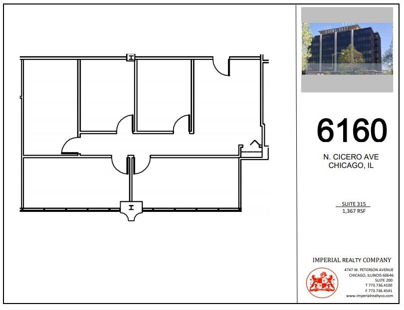 6160 N Cicero Ave, Chicago, IL à louer Plan d  tage- Image 1 de 7