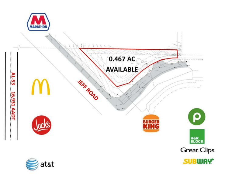 N Hwy 53, Harvest, AL à vendre - Plan de site - Image 2 de 2