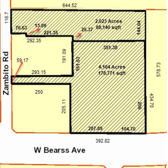3601 Bearss ave, Tampa, FL à vendre - Plan cadastral - Image 2 de 3