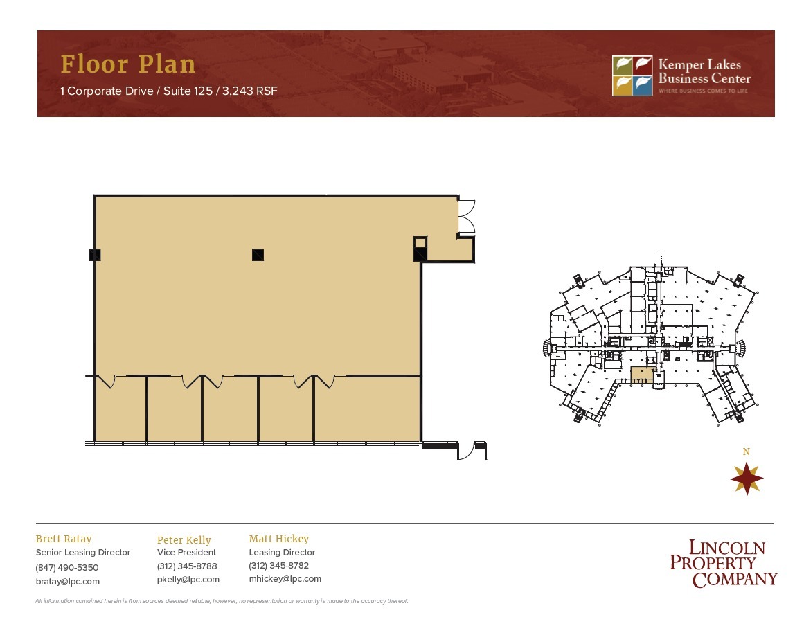 1 Corporate Dr, Long Grove, IL à louer Plan d  tage- Image 1 de 1