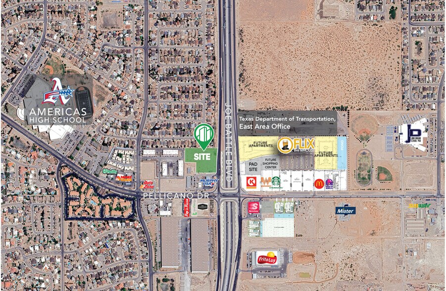12295 Pellicano Dr, El Paso, TX à vendre - Photo du bâtiment - Image 2 de 3