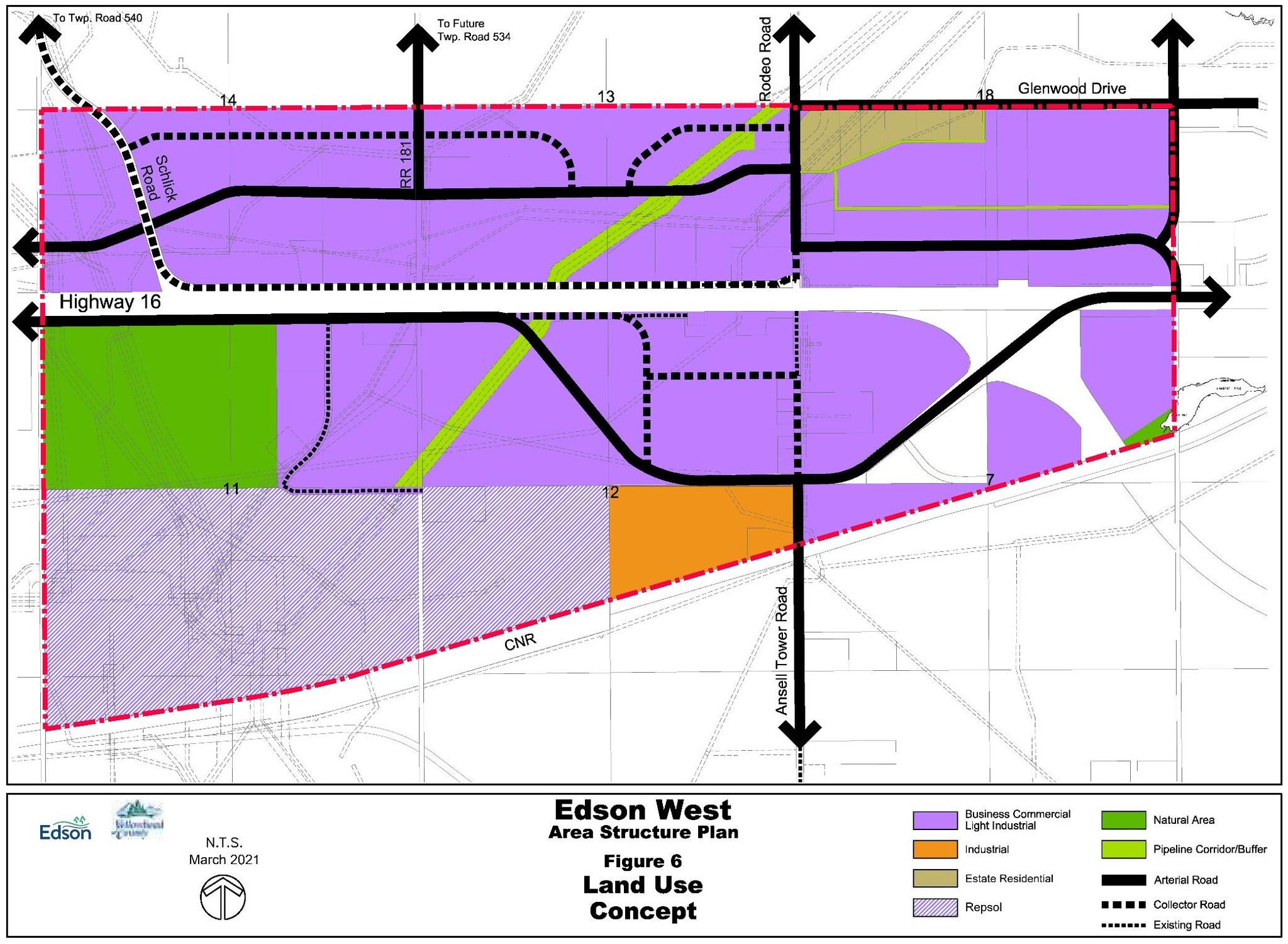 HWY 16 LAND Yellowhead Hwy, Edson, AB for sale Site Plan- Image 1 of 2