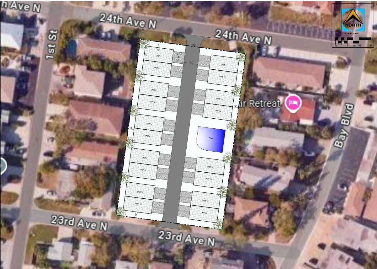 206 23rd Ave, Indian Rocks Beach, FL à vendre Plan de site- Image 1 de 2