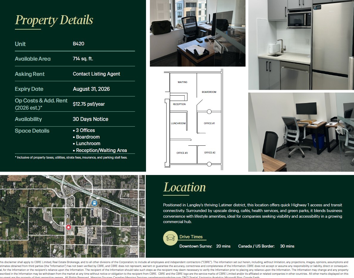 20020B 84 Av, Langley, BC à louer Plan d’étage- Image 1 de 2