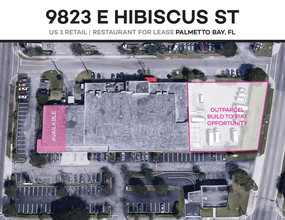 9823 E Hibiscus St, Miami, FL - AÉRIEN  Vue de la carte