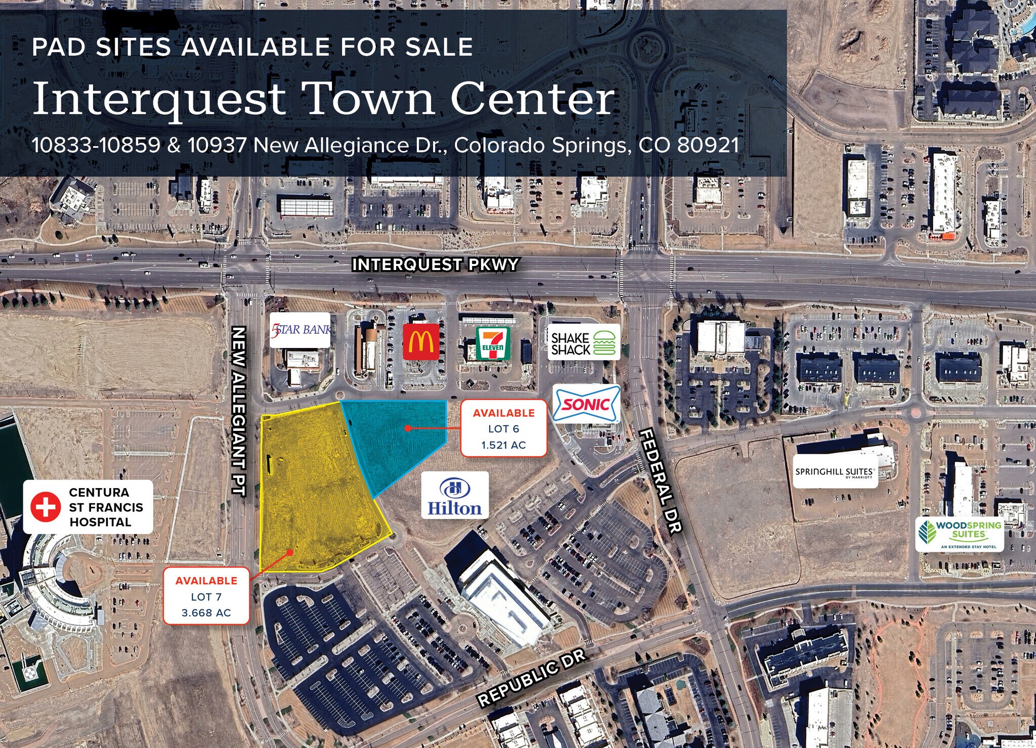 10833-10859 New Allegiance Dr, Colorado Springs, CO for sale Aerial- Image 1 of 4