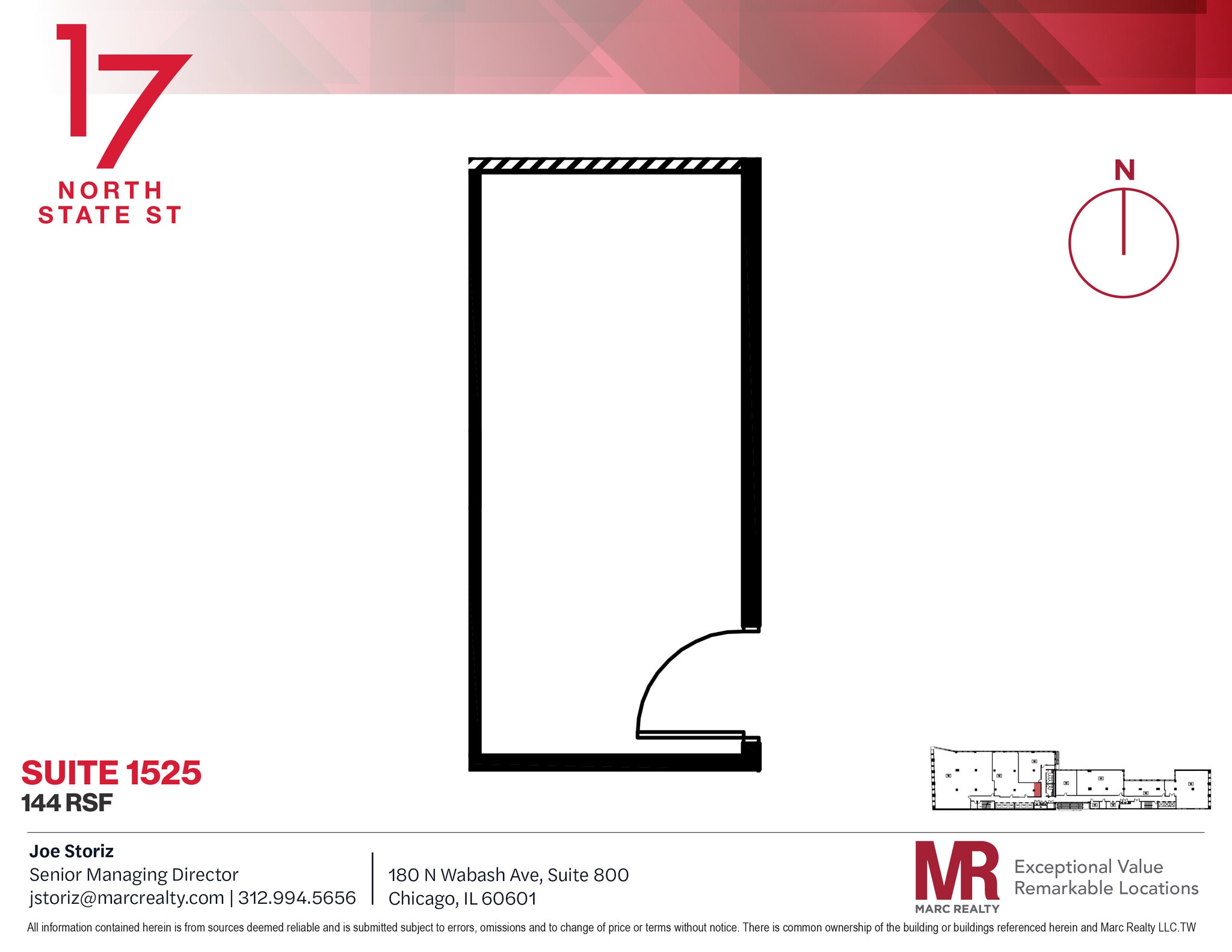 17 N State St, Chicago, IL for lease Floor Plan- Image 1 of 1