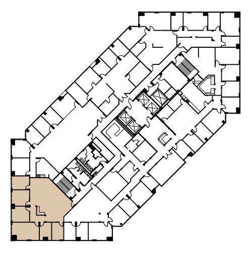501 W Broadway, San Diego, CA à louer Plan d’étage- Image 1 de 1