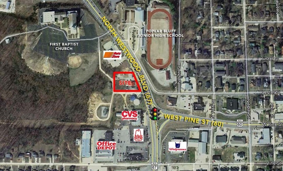 301 N Westwood Blvd, Poplar Bluff, MO à vendre - Photo du bâtiment - Image 1 de 1