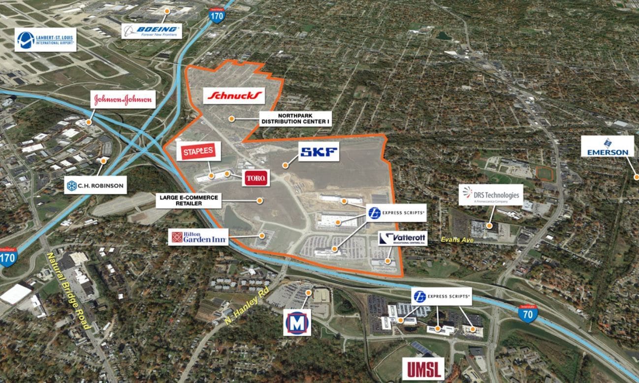 N Hanley Rd, Berkeley, MO à vendre Aérien- Image 1 de 2