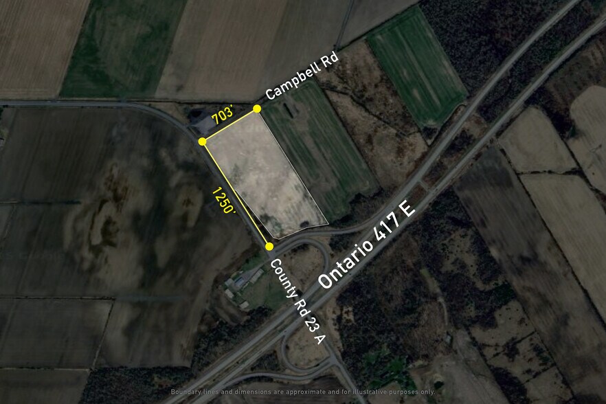 00 County Road 23A, Dunvegan, ON à vendre - Photo du bâtiment - Image 3 de 7