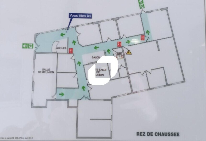Commerce de détail dans Échirolles à louer - Plan d’étage - Image 2 de 2