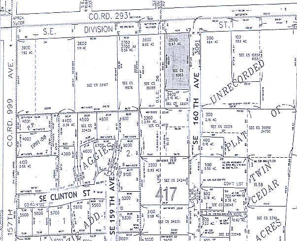 15930-15948 SE Division St, Portland, OR à louer - Plan cadastral - Image 2 de 6