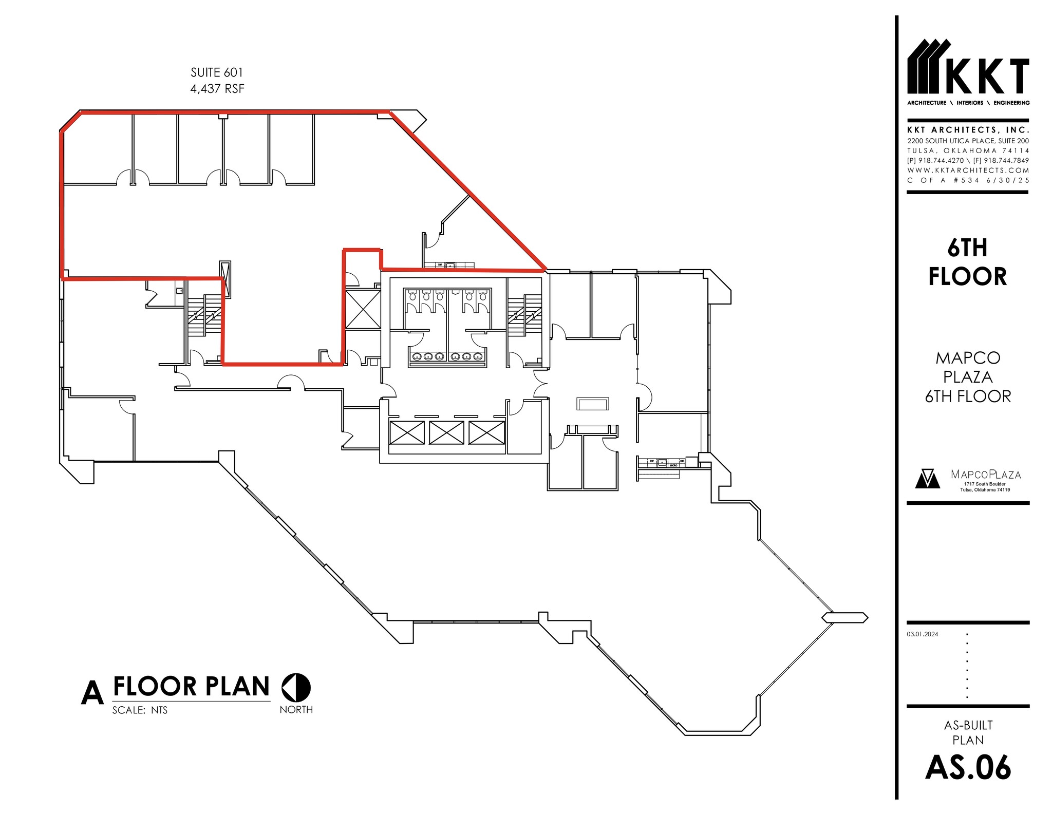 1717 S Boulder Ave, Tulsa, OK for lease Site Plan- Image 1 of 1