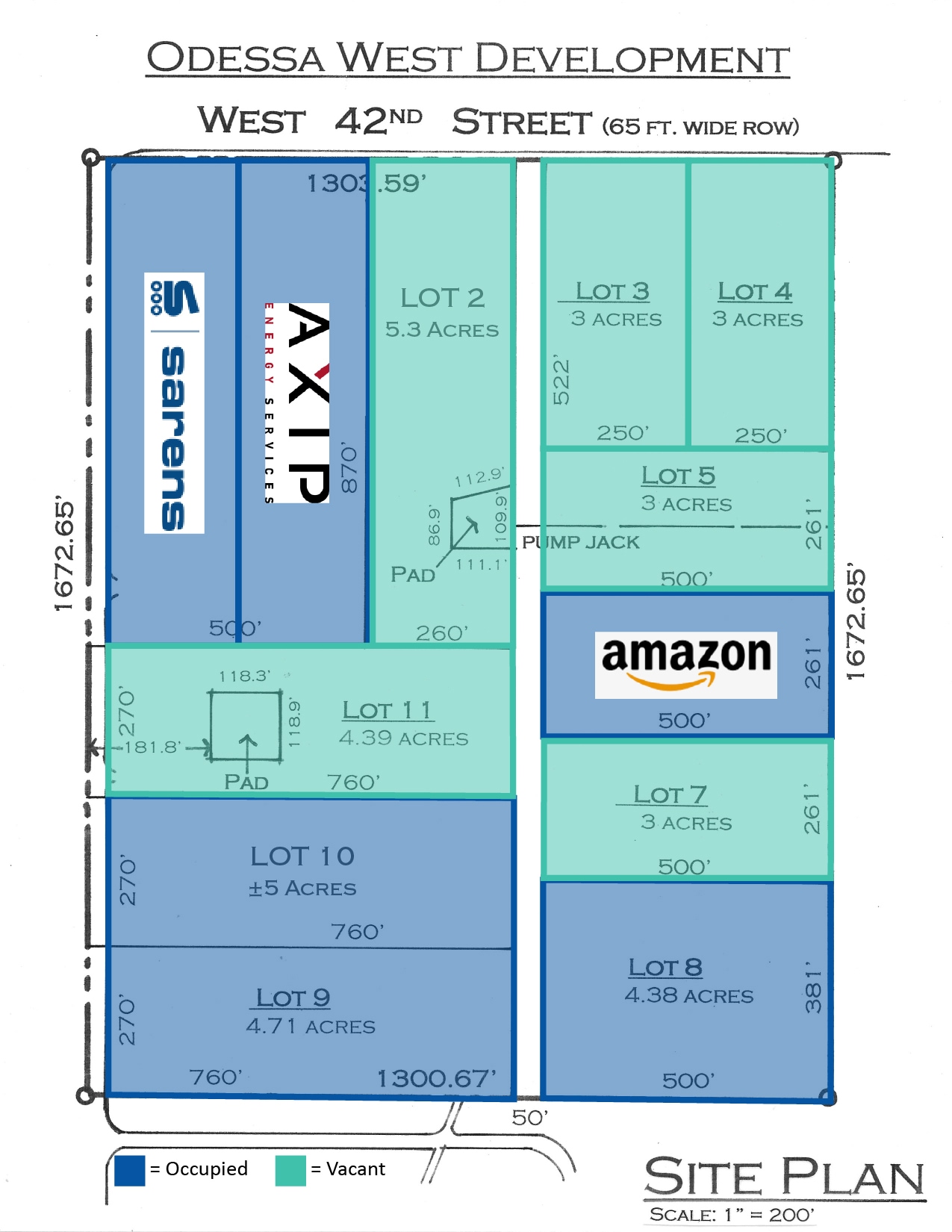 TBD Lot 4 W 42nd St, Odessa, TX for lease Site Plan- Image 1 of 1