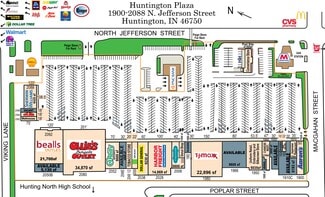 More details for 1900-2092 N Jefferson St, Huntington, IN - Retail for Lease