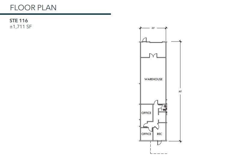 1400 S Sherman St, Richardson, TX à louer Plan d’étage- Image 1 de 1