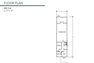 1400 S Sherman St, Richardson, TX à louer Plan d’étage- Image 1 de 1