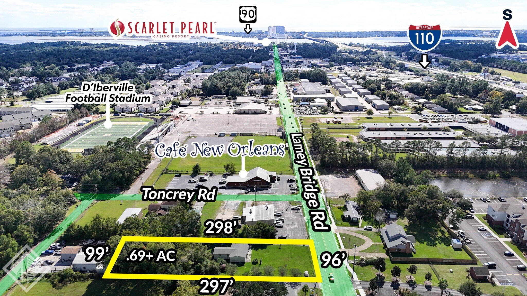 11038 Lamey Bridge Rd, Diberville, MS à vendre Photo principale- Image 1 de 5