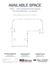 1305 Remington Rd, Schaumburg, IL à louer Plan d  tage- Image 1 de 2