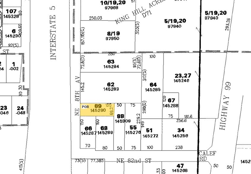 8415 NE 8th Ave, Vancouver, WA à vendre - Plan cadastral - Image 3 de 12