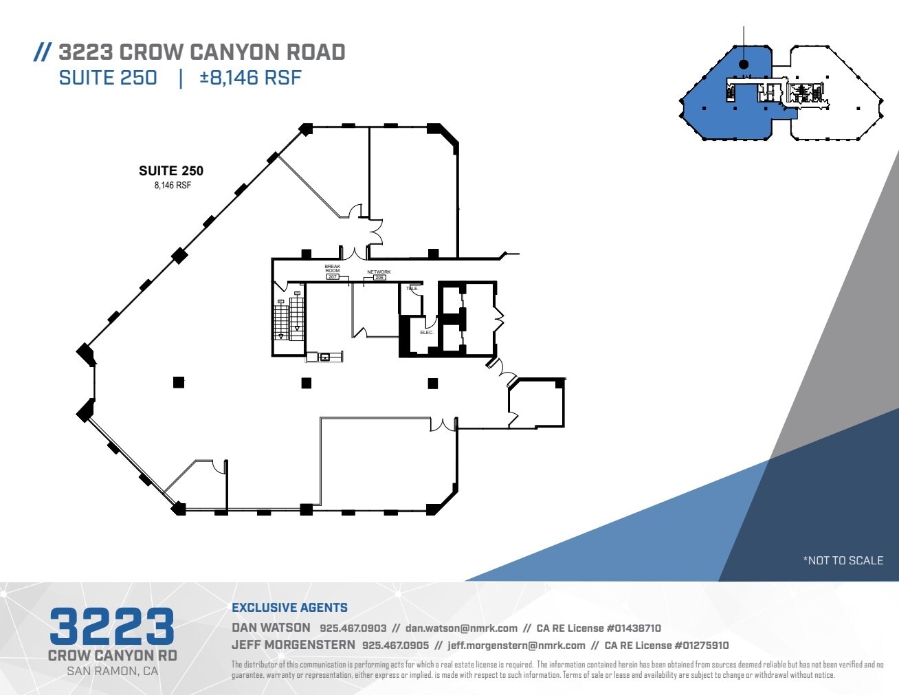 3223 Crow Canyon Rd, San Ramon, CA à louer Plan d’étage- Image 1 de 1