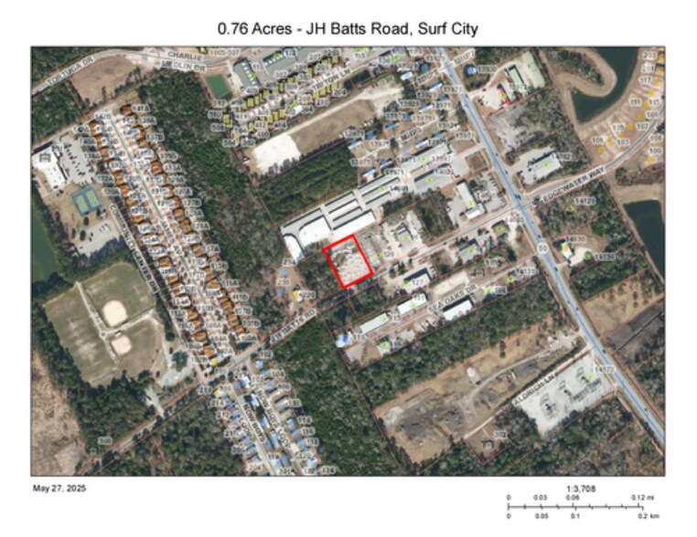 JH Batts Road, Surf City, NC à vendre - Aérien - Image 2 de 2