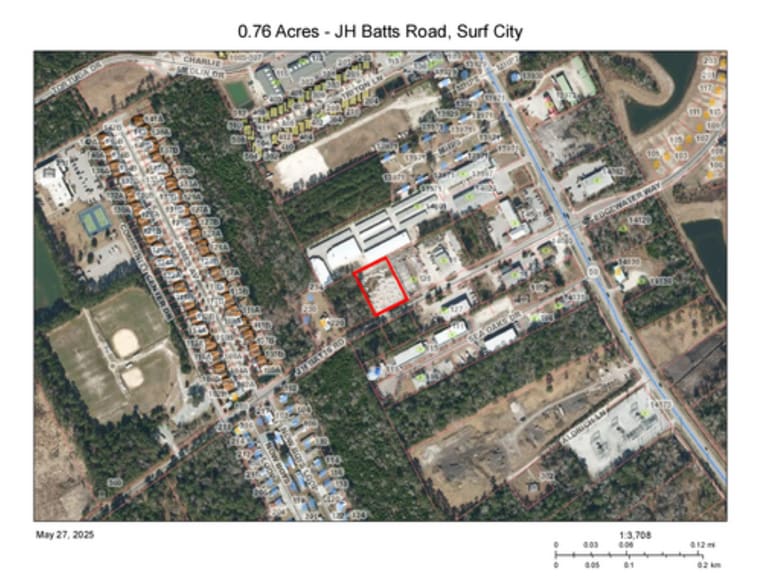 JH Batts Road, Surf City, NC à vendre - Aérien - Image 2 de 2