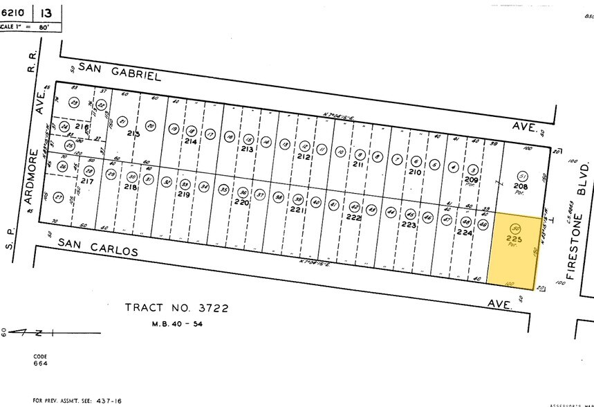 3705 Firestone Blvd, South Gate, CA à louer - Plan cadastral - Image 2 de 2
