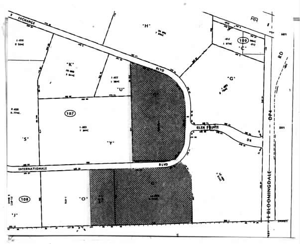 141-171 Internationale Blvd, Glendale Heights, IL à louer - Plan cadastral - Image 2 de 6