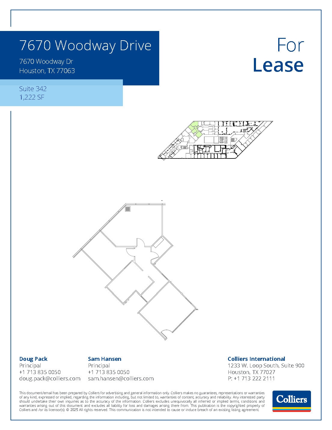 7670 Woodway Dr, Houston, TX à louer Photo du bâtiment- Image 1 de 1