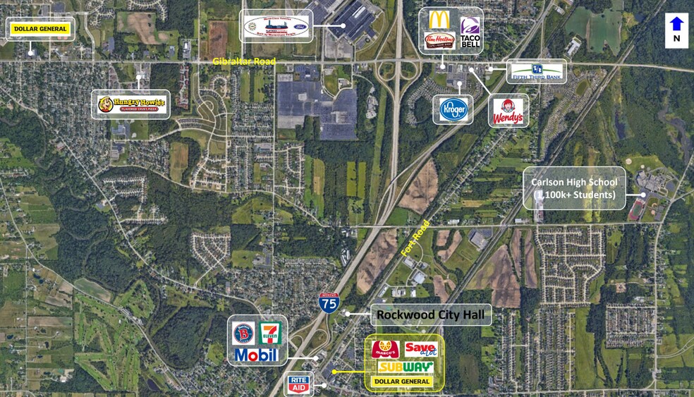 32837 Fort Rd, Rockwood, MI à louer - Photo du bâtiment - Image 2 de 4