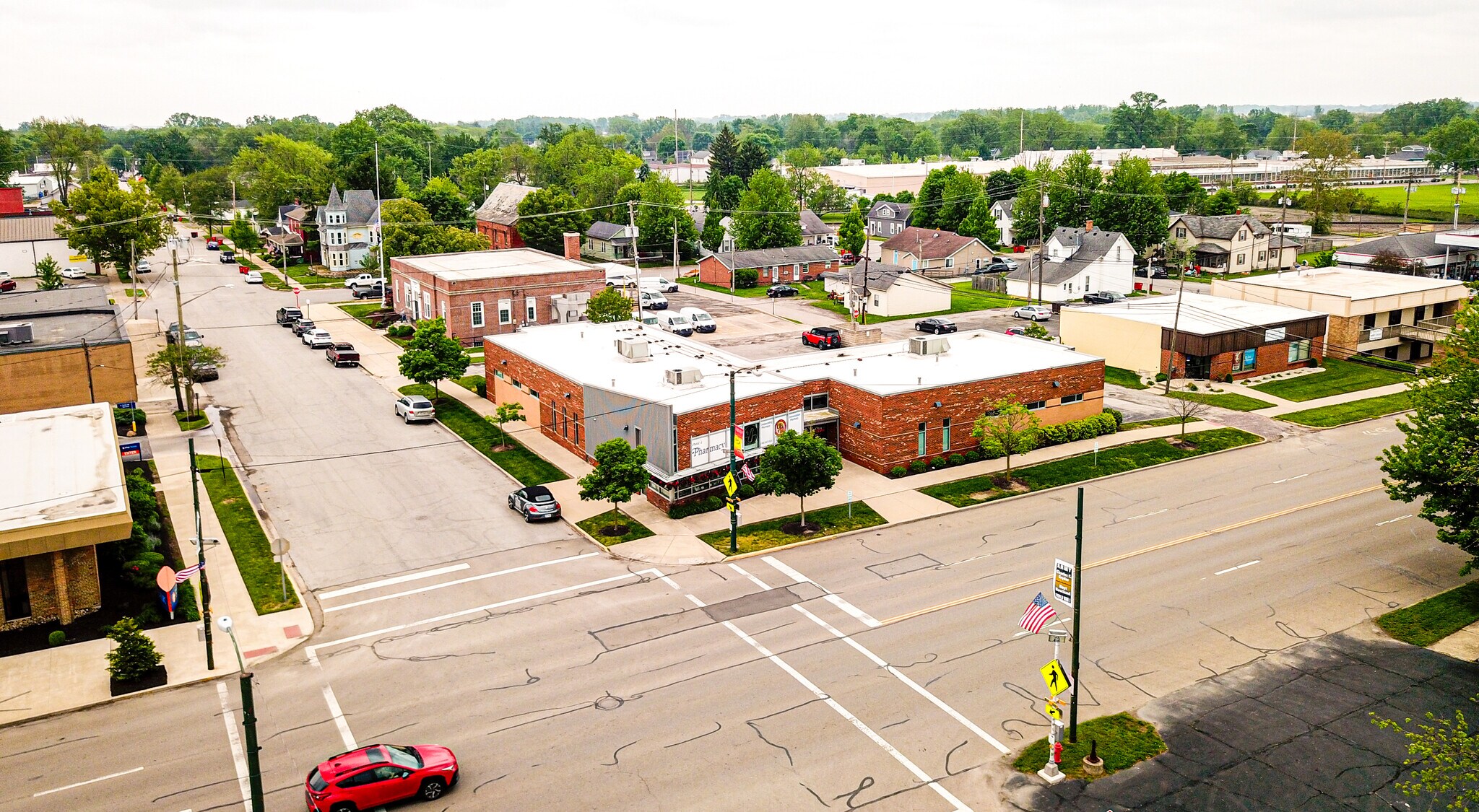 54 W High St, London, OH à vendre Aérien- Image 1 de 6