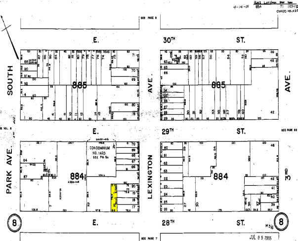 127 E 28th St, New York, NY à louer - Plan cadastral - Image 2 de 6