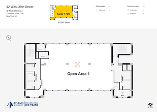 42 W 39th St, New York, NY for lease Floor Plan- Image 2 of 7