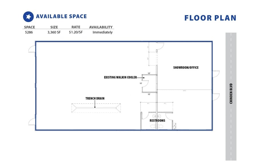 5278-5290 W Chinden Blvd, Boise, ID à louer - Plan d’étage - Image 2 de 8
