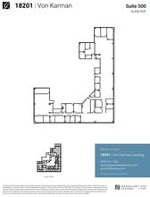 18301 Von Karman Ave, Irvine, CA à louer Plan d’étage- Image 2 de 6