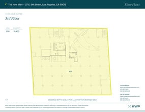 127 E 9th St, Los Angeles, CA for lease Floor Plan- Image 1 of 20