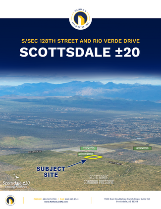Plus de détails pour North 128th Street & Rio Verde Drive, Scottsdale, AZ - Terrain à vendre